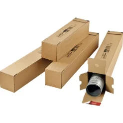 Tube d'expédition carré - 10,8 cm x 10,8 cm x 43 cm - Logistipack