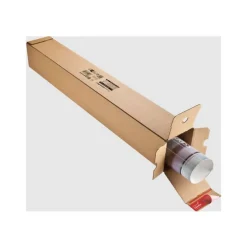 Tube d'expédition carré - ColomPac CP 072 - boîte d'expédition - 10.8 cm x 10.8 cm x 10.8 cm - Logistipack
