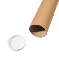 Tube d'expédition rond - 5 cm (diamètre) x 61 cm - brun - Logistipack
