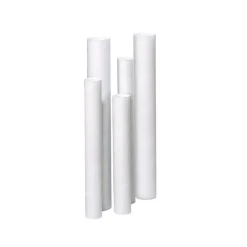 Tube d'expédition rond - 5 cm (diamètre) x 31 cm - blanc - Logistipack