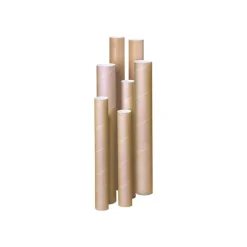 Tube d'expédition rond - 5 cm (diamètre) x 76 cm - brun - Logistipack