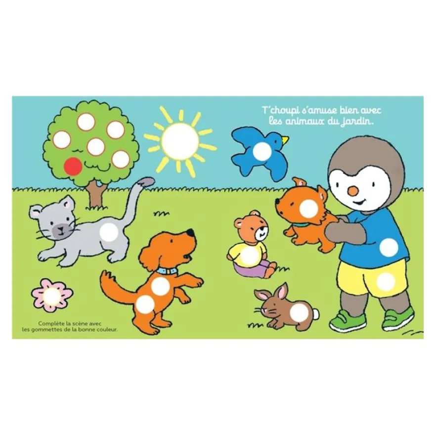 T'choupi - Mes gommettes les animaux - par Courtin Thierry