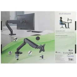 T'nB - kit de montage - Bras porte-écran simple - noir
