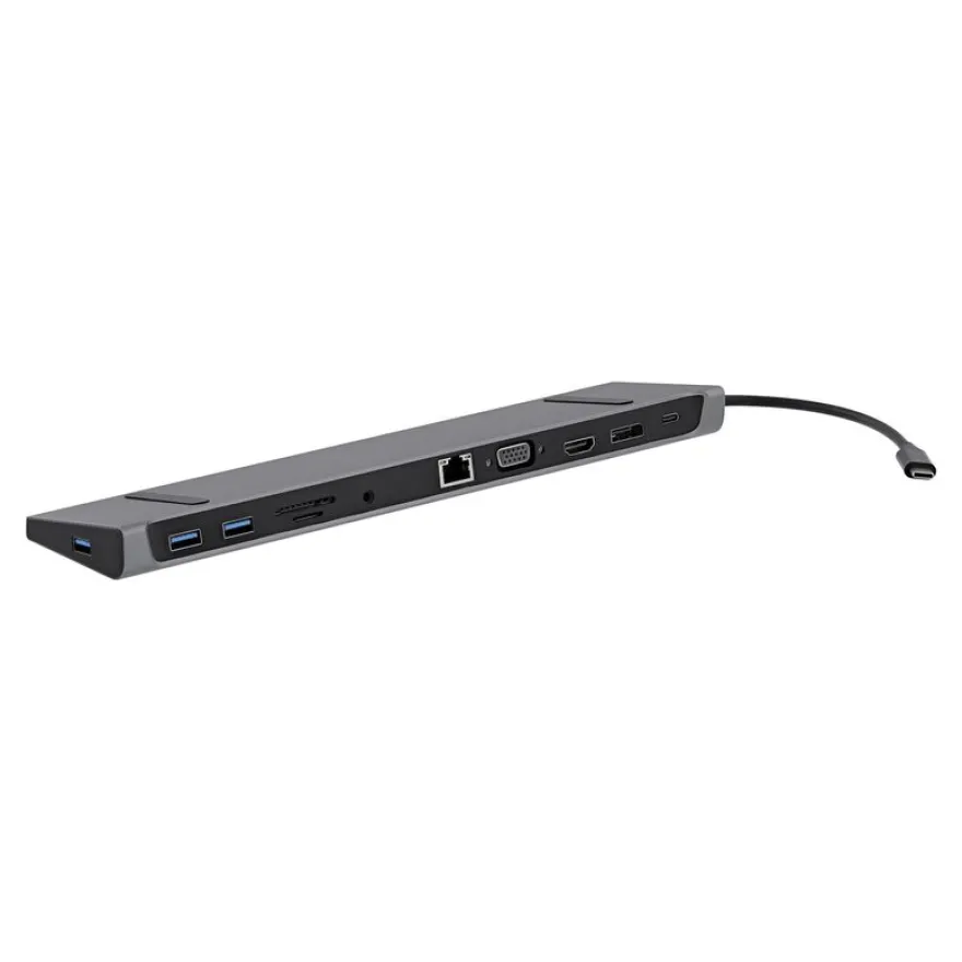 T'nB - Station d'accueil 11 en 1 (avec chargeur) - USB-C, VGA, HDMI