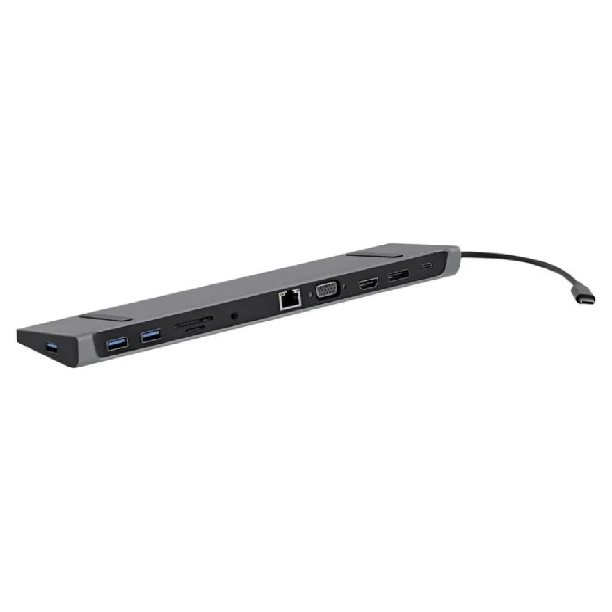 T'nB - Station d'accueil 11 en 1 (avec chargeur) - USB-C, VGA, HDMI