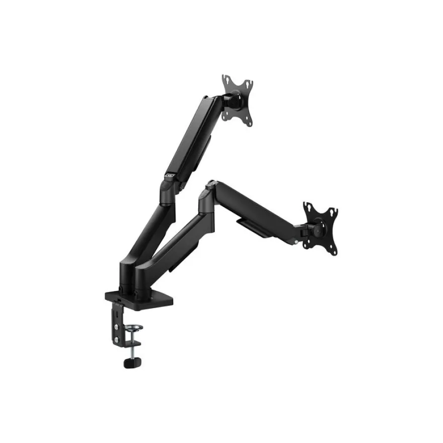 T'nB Ergo - Double bras mécanique pour écran - Taille d'écran : 17"-32" - noir