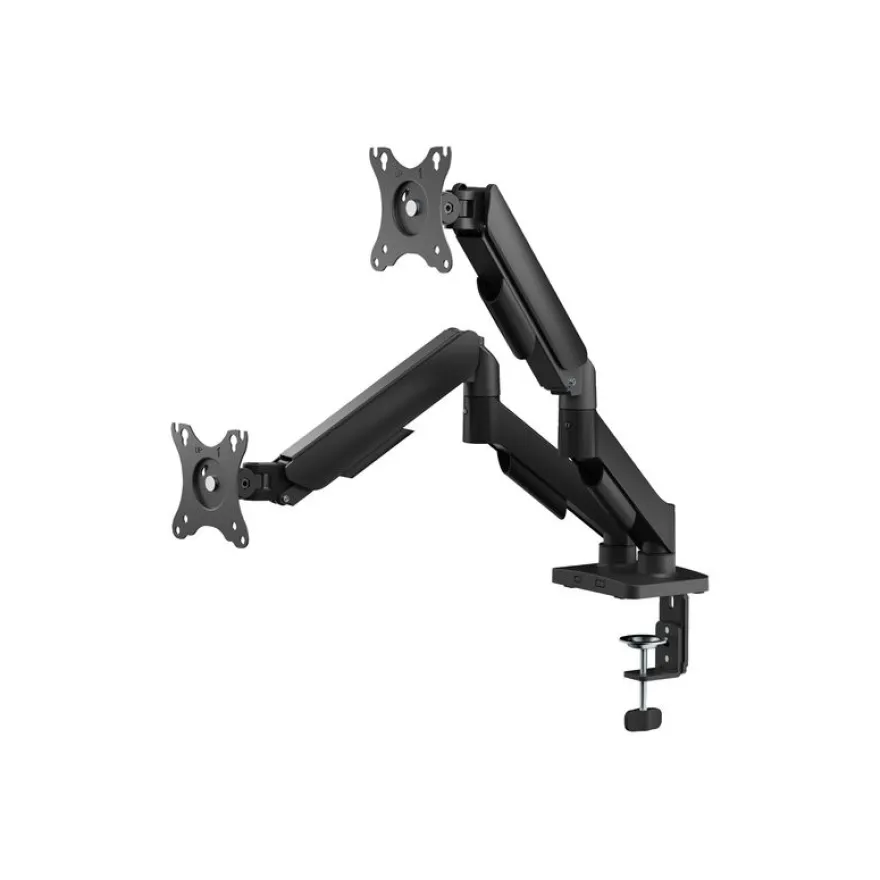 T'nB Ergo - Double bras mécanique pour écran - Taille d'écran : 17"-32" - noir