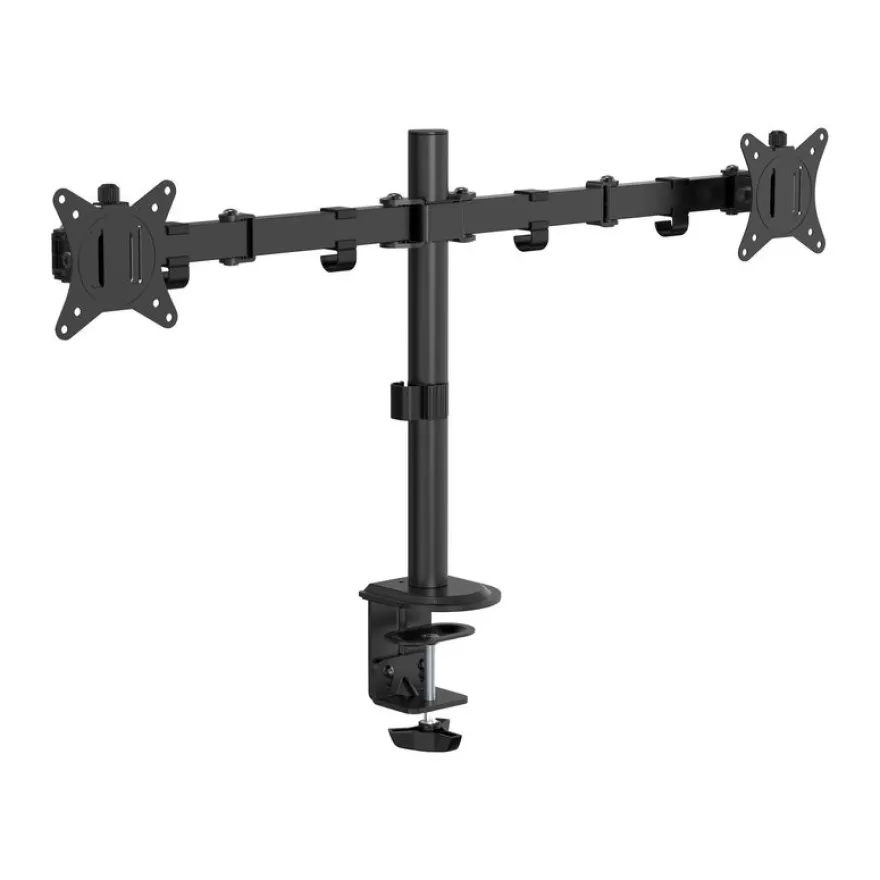 T'nB Ergo - Support double écran fixe - Taille d'écran : 17"-32" - jusqu'à 9kg - noir