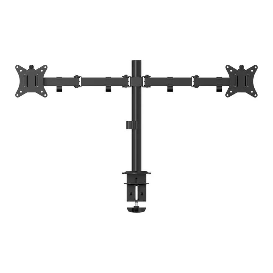T'nB Ergo - Support double écran fixe - Taille d'écran : 17"-32" - jusqu'à 9kg - noir
