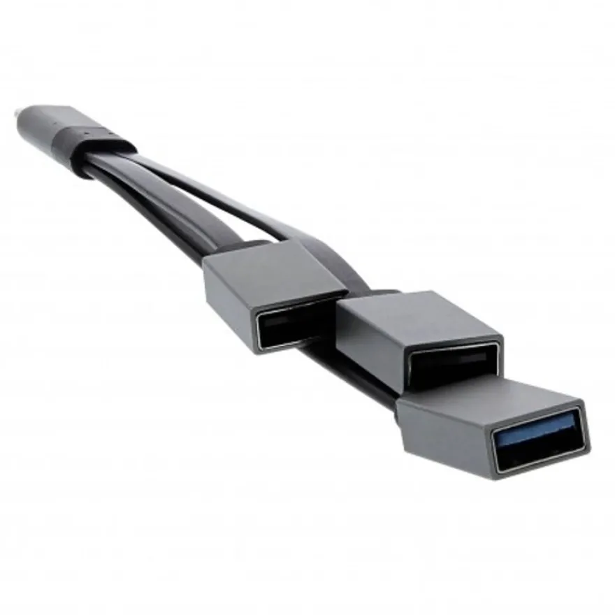 T'nB iClick - cable adaptateur USB type C vers 3 USB-A femelle