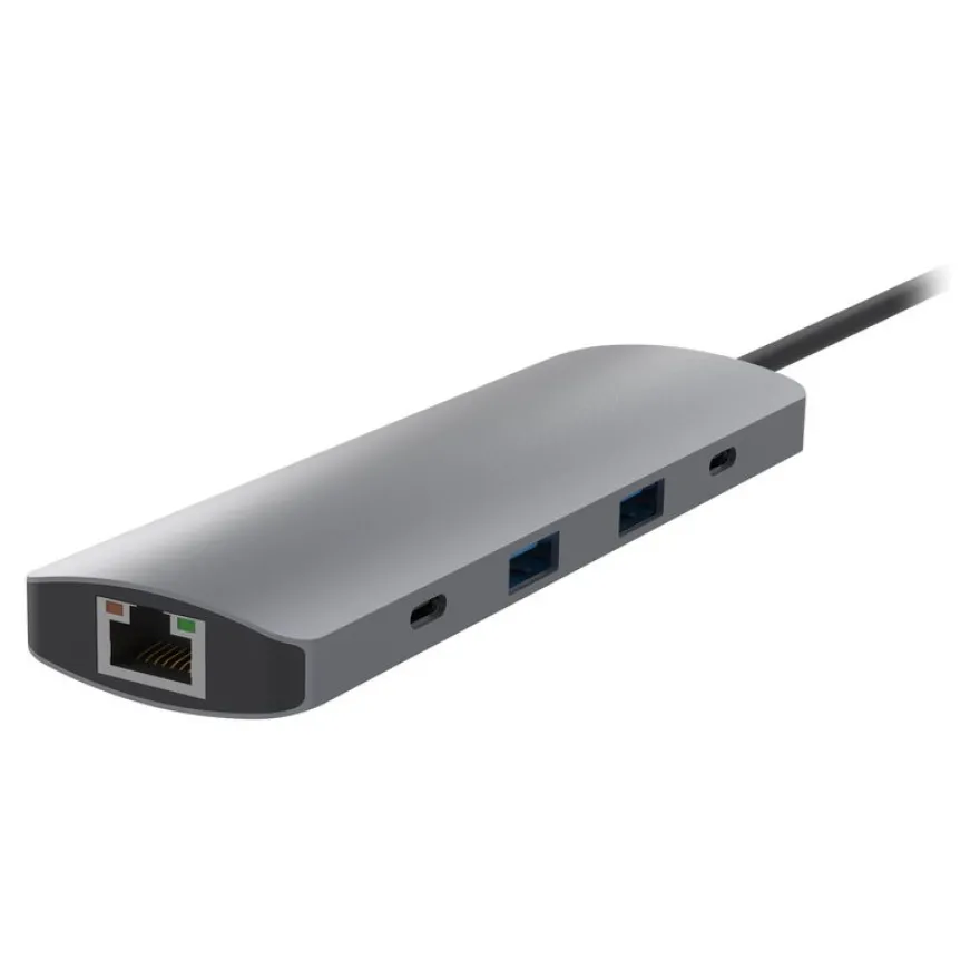 T'nB iClick - Hub 9 en 1 complet - USB-C - HDMI - 1GbE
