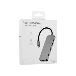 T'nB iClick 6 in 1 USB-C - station d'accueil 6 ports - HDMI, 3 USB 3.0, 2 USB-C