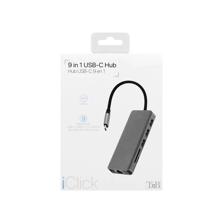 T'nB iClick - Station d'accueil - USB-C - HDMI - GigE
