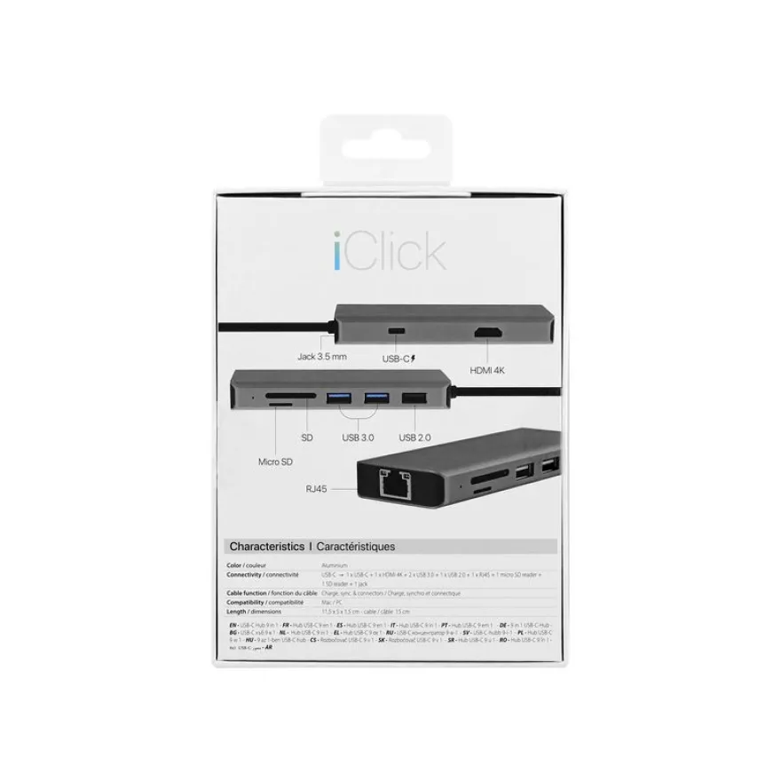 T'nB iClick - Station d'accueil - USB-C - HDMI - GigE