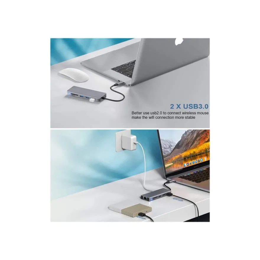 T'nB iClick - Station d'accueil - USB-C - HDMI - GigE