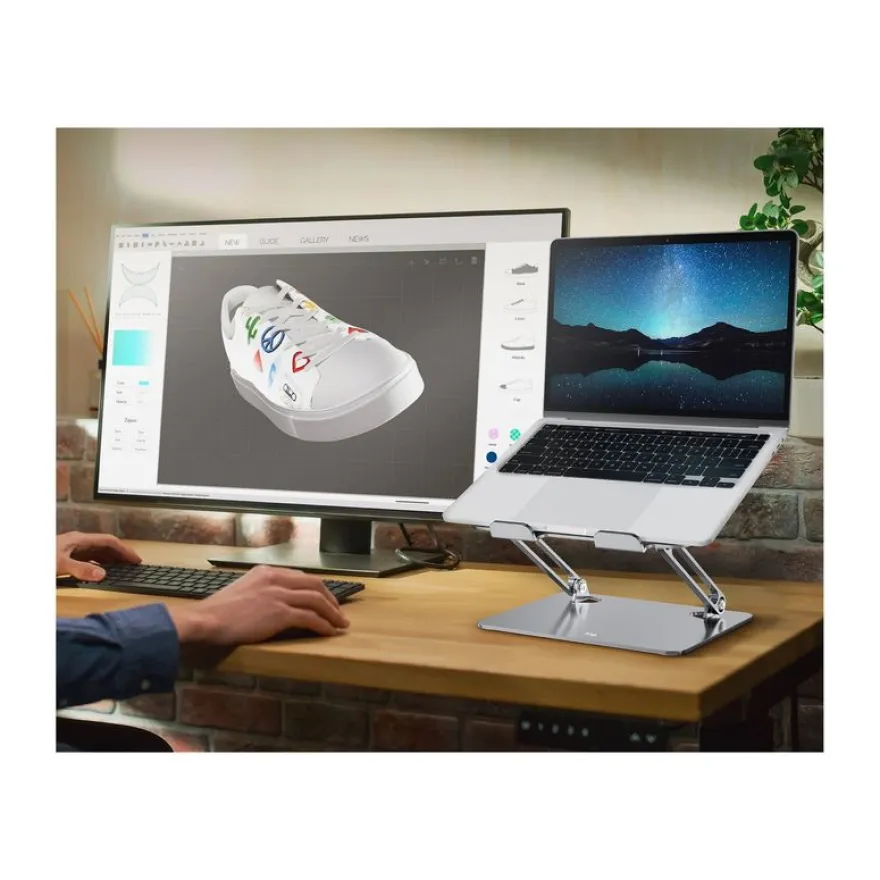 T'nB iClick - Support pour ordinateur portable jusqu'à 17" - aluminium