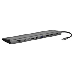 T'nB 12-in-1 - Station d'accueil - USB-C - VGA, HDMI, DP - 1GbE