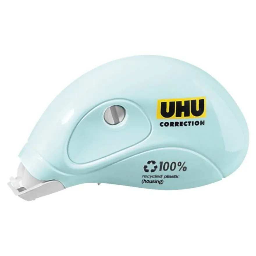 UHU - Mini rouleau correcteur - 5 mm x 6 m - pastel - plastique recyclé