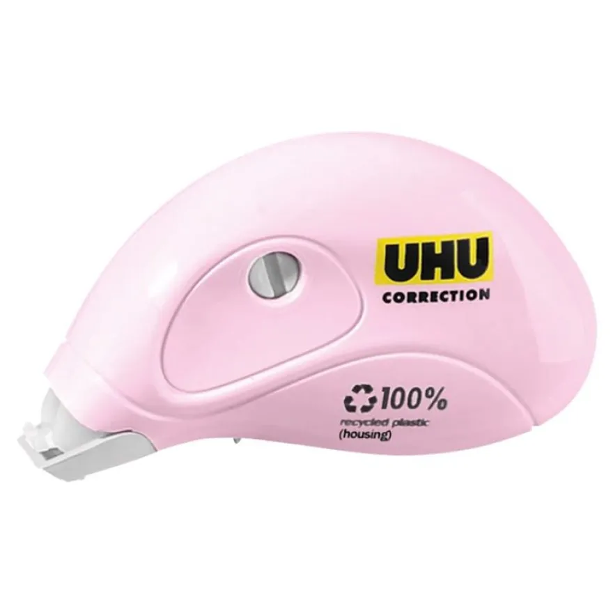 UHU - Mini rouleau correcteur - 5 mm x 6 m - pastel - plastique recyclé
