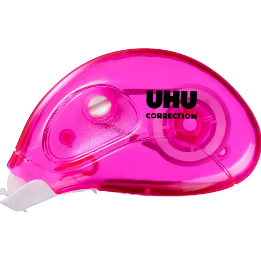 UHU - Mini rouleau correcteur - 5 mm x 6 m - fluo - disponible dans différentes couleurs