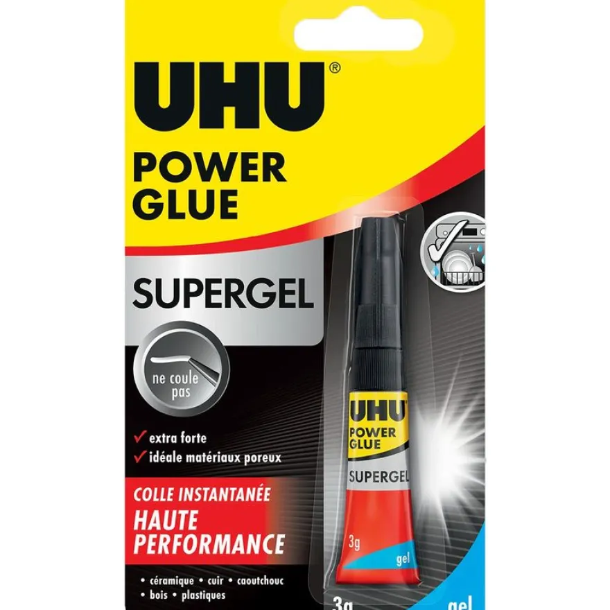 UHU - Tube gel Power Glue - 3 gr