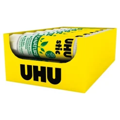 UHU stic ReNATURE - 12 Bâtons de colle - 21 g - Plastique écologique