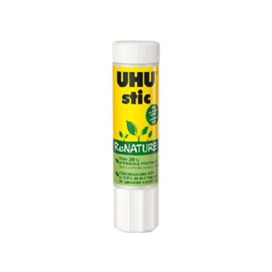 UHU stic ReNATURE - Bâton de colle - 21 g - Plastique écologique