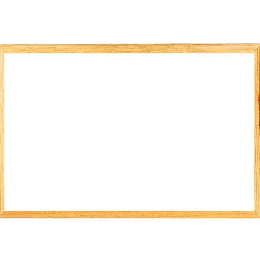 Ulmann - Tableau blanc magnétique 45 x 60 cm - cadre pin