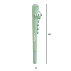 Un crocodile dans la trousse Stylo fantaisie crocodile vert pour motiver les enfants à écrire - Back2Fun.