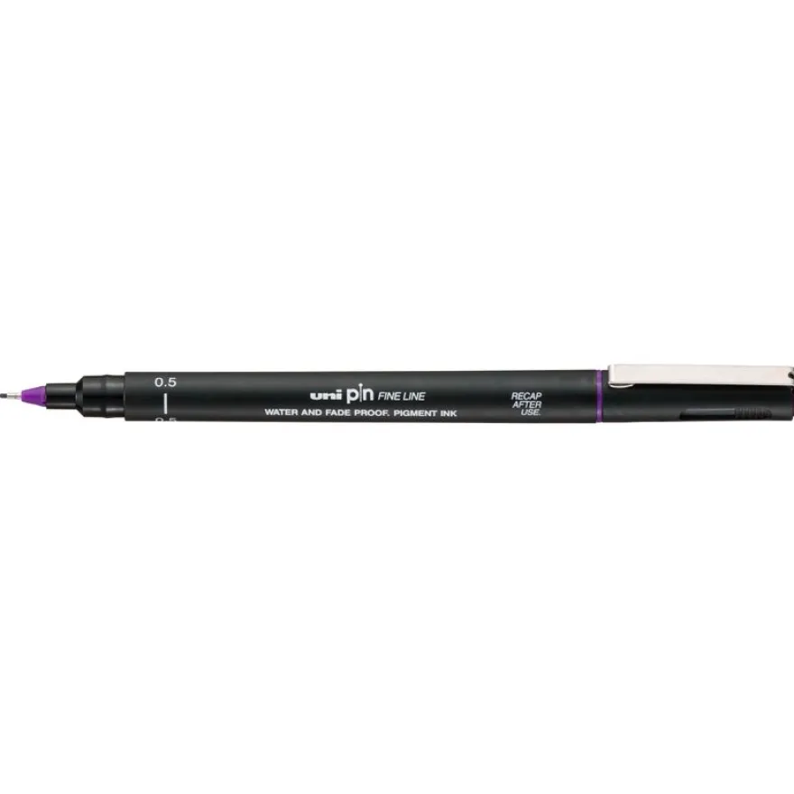 Uni-Ball - Feutre d’écriture PIN - violet - pointe 0.5