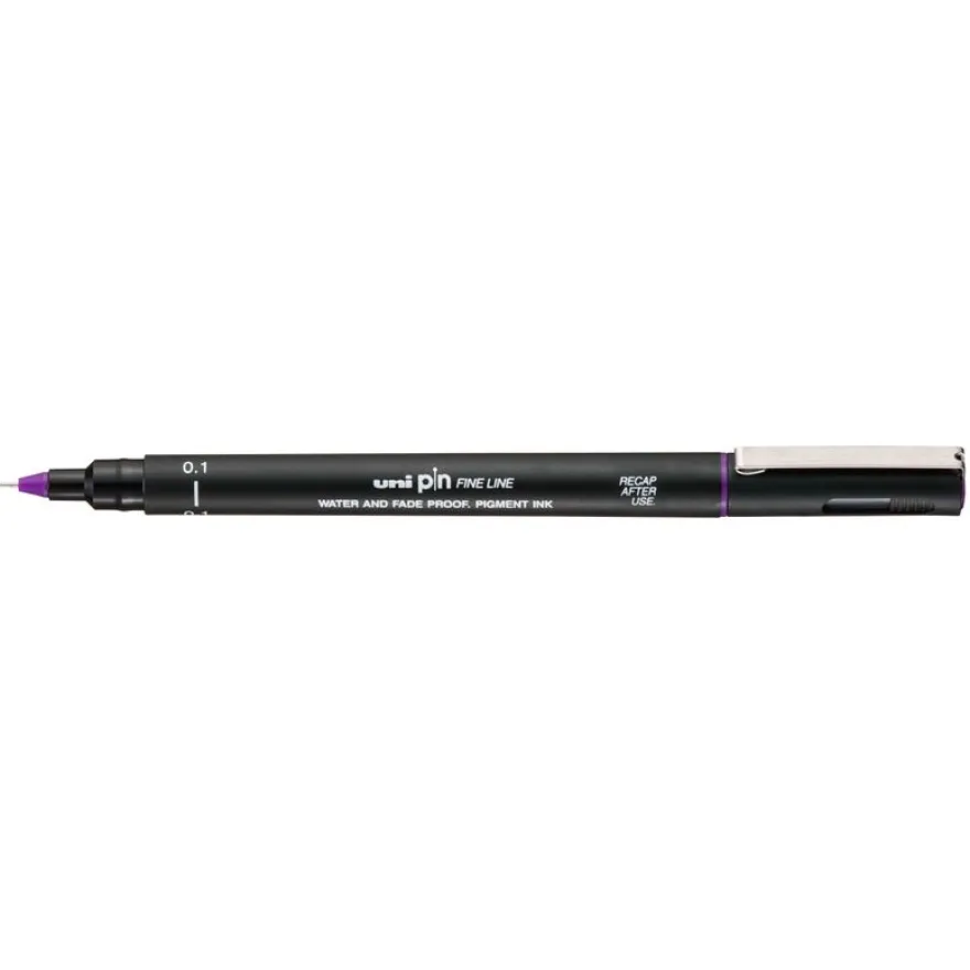 Uni-Ball - Feutre d’écriture PIN - violet - pointe 0.1