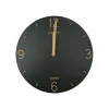 Unilux - Horloge - montage mural - 30 cm - noir, or