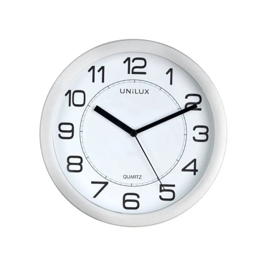 Unilux - Horloge Attraction - 22 cm - gris