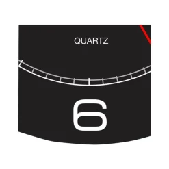 Unilux - Horloge Mega - mécanisme quartz - 57,5 cm - noir