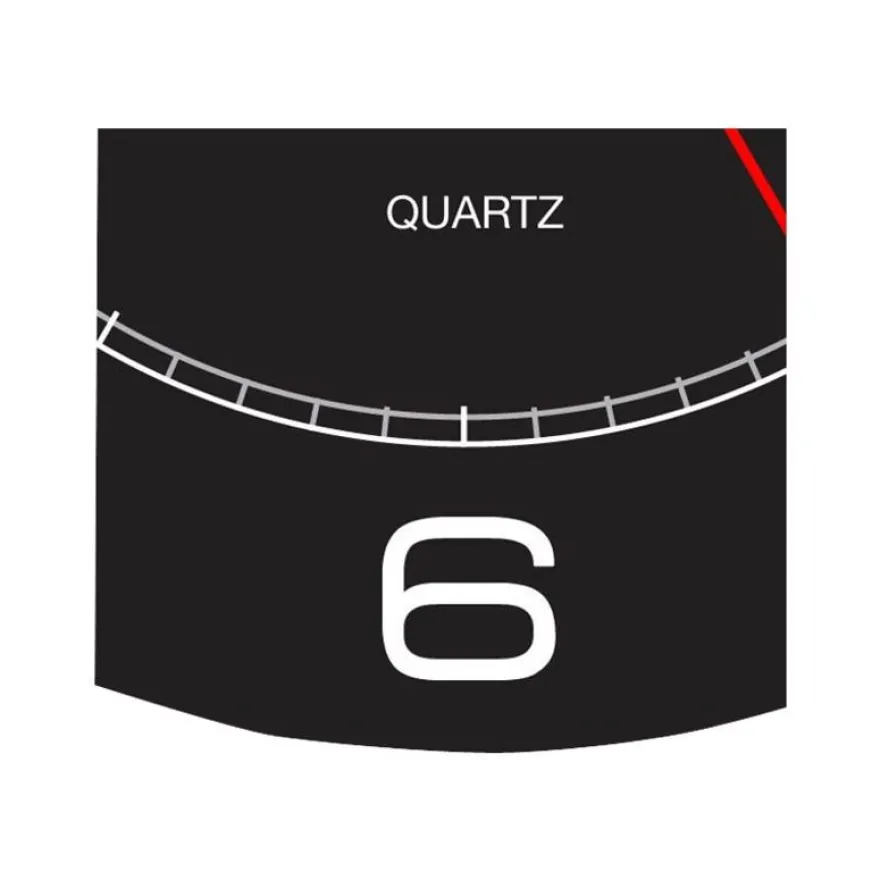 Unilux - Horloge Mega - mécanisme quartz - 57,5 cm - noir