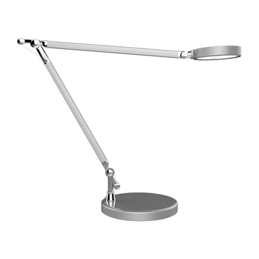 Unilux - Lampe de bureau Senza 2 - LED - multiples réglages - gris métal