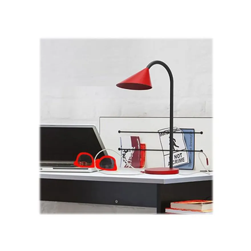 Unilux - Lampe de bureau Sol - LED - rouge