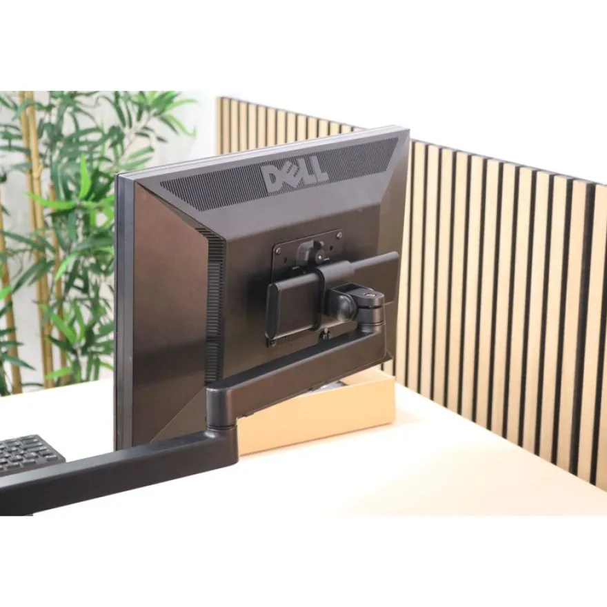 Unilux AXIO - Glissière pour tête VESA simple écran - noir
