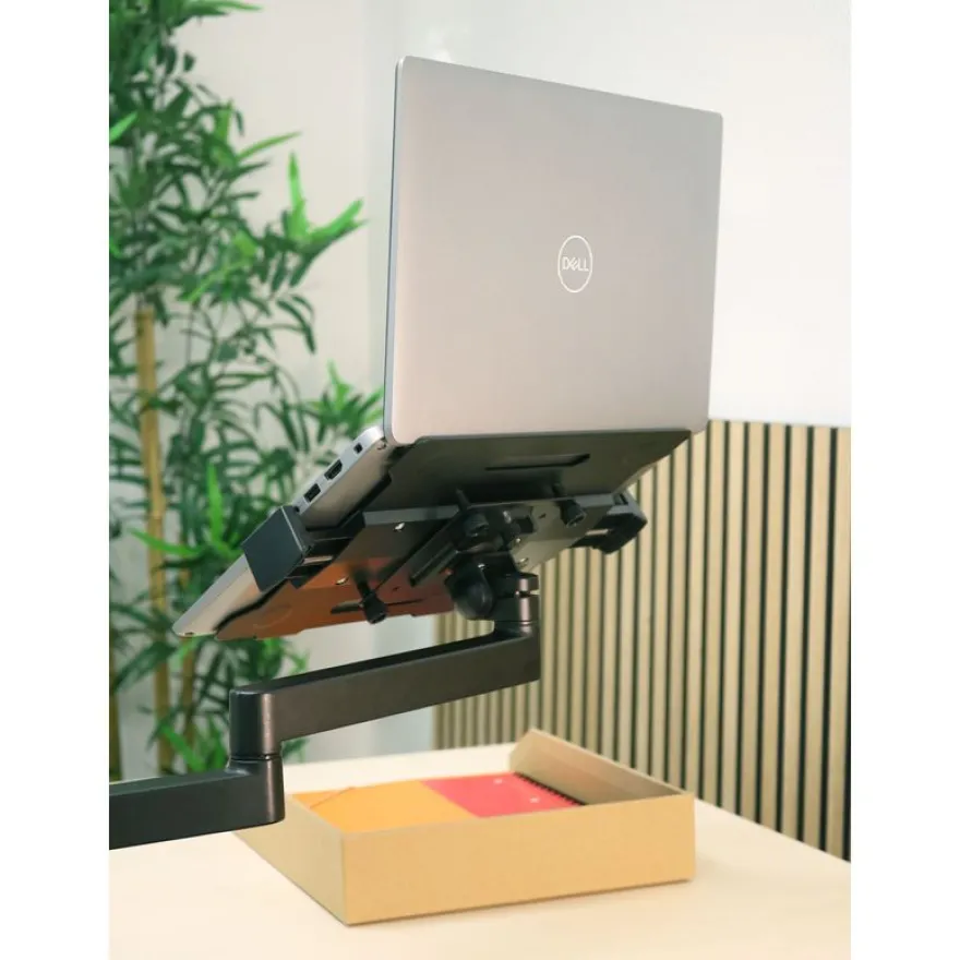 Unilux AXIO - Support pour pc portable jusqu'à 17,3" - noir