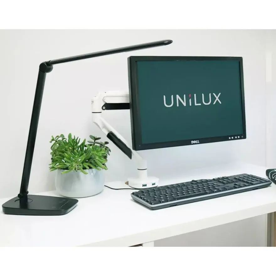 Unilux Lampe de bureau Twistled - Led - noir