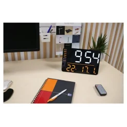 UNILUX Numi - Horloge digital à Led - noir