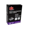 Uprint - Ruban d'étiquettes auto-adhésives pour Brother TZeS121 - 1 rouleau (9 mm x 8 m) - fond transparent écriture noire