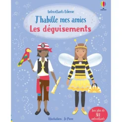 Usborne - J'habille mes amies - Les déguisements - autocollants