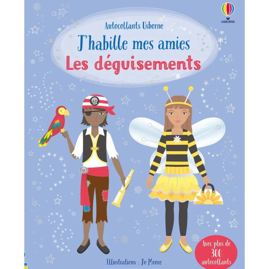 Usborne - J'habille mes amies - Les déguisements - autocollants