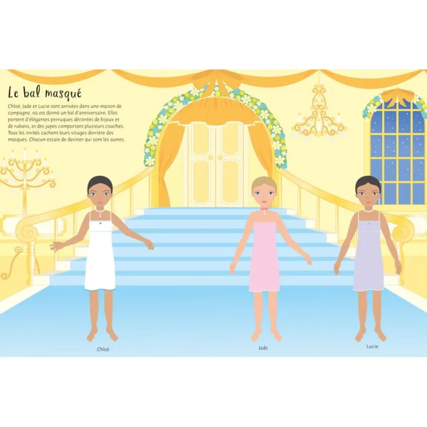Usborne - J'habille mes amies - Les déguisements - autocollants