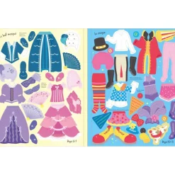 Usborne - J'habille mes amies - Les déguisements - autocollants