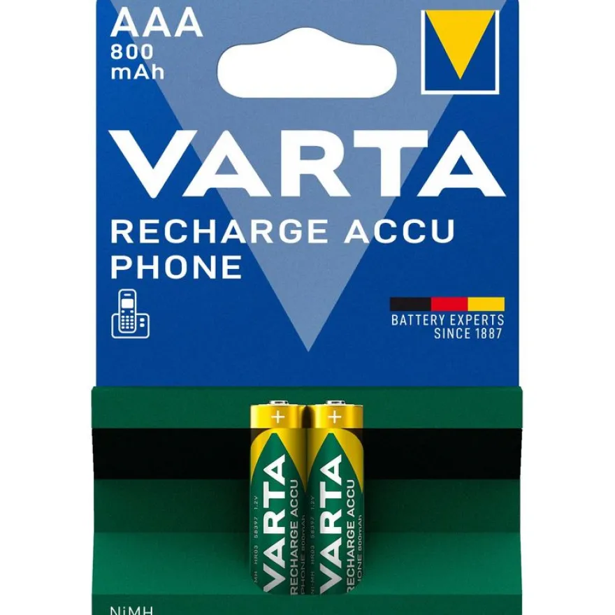 VARTA Accu power - 2 piles alcalines rechargeables - AAA LR03