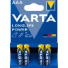VARTA Longlife Power - 4 piles alcalines - AAA LR03