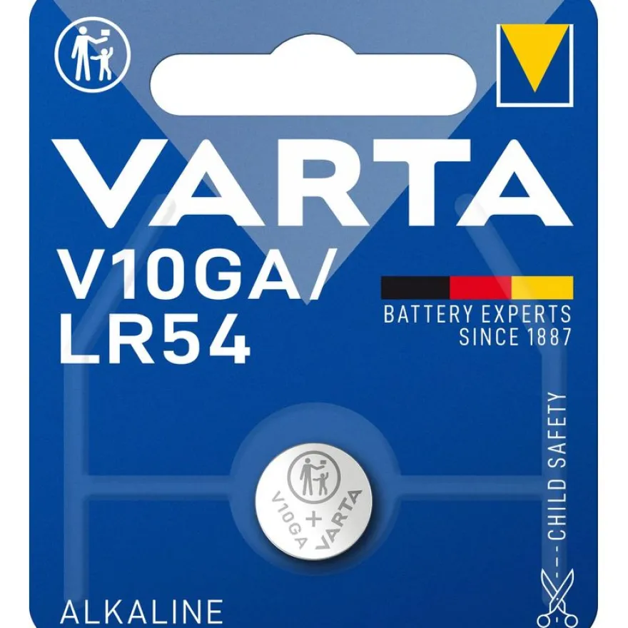 VARTA LR54/V10GA - 1 pile bouton spéciale - 1,5V