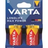 Varta Max Tech batterie 2 x D Alcaline